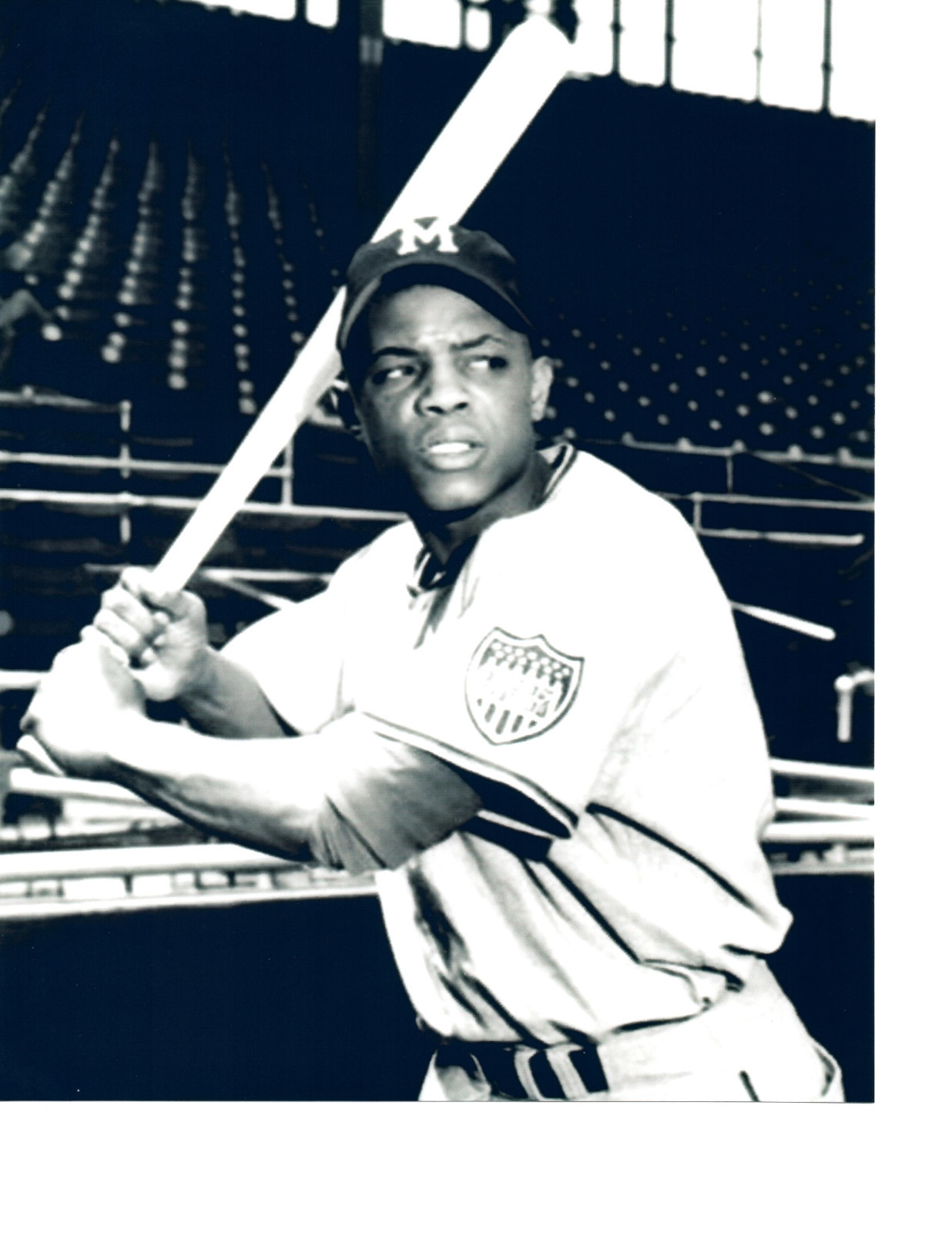 MINNEAPOLIS MILLERS  WILLIE MAYS  8X10 PHOTO ROOKIE GIANTS  BASEBALL MINNESOTA