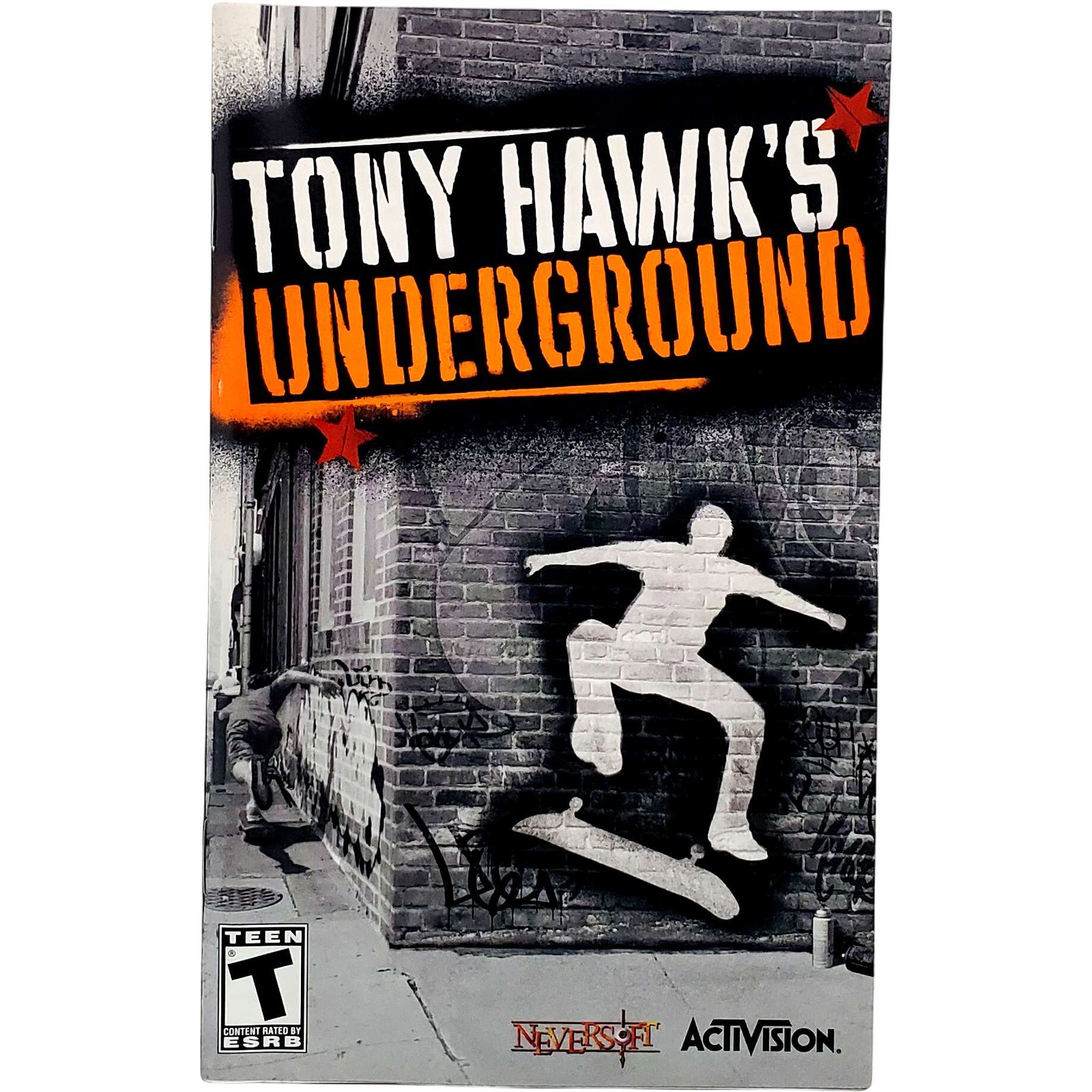 (Manual Only) Tony Hawk Underground - Sony Playstation 2 Excellent Original