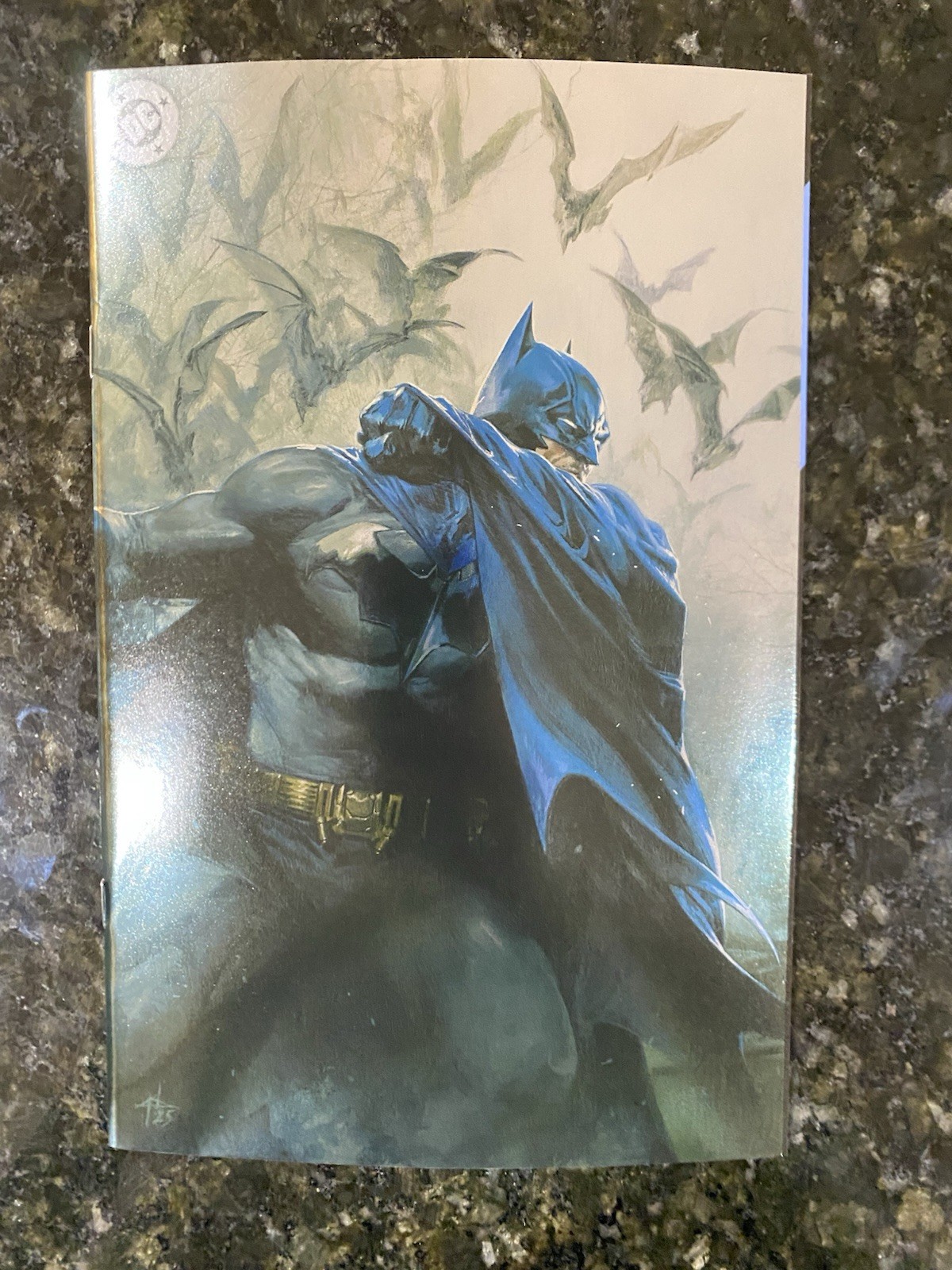 Batman #1 (2025) VIRGIN FOIL - GABRIELE DELL’OTTO Cover Blind As A Bat Bag NM
