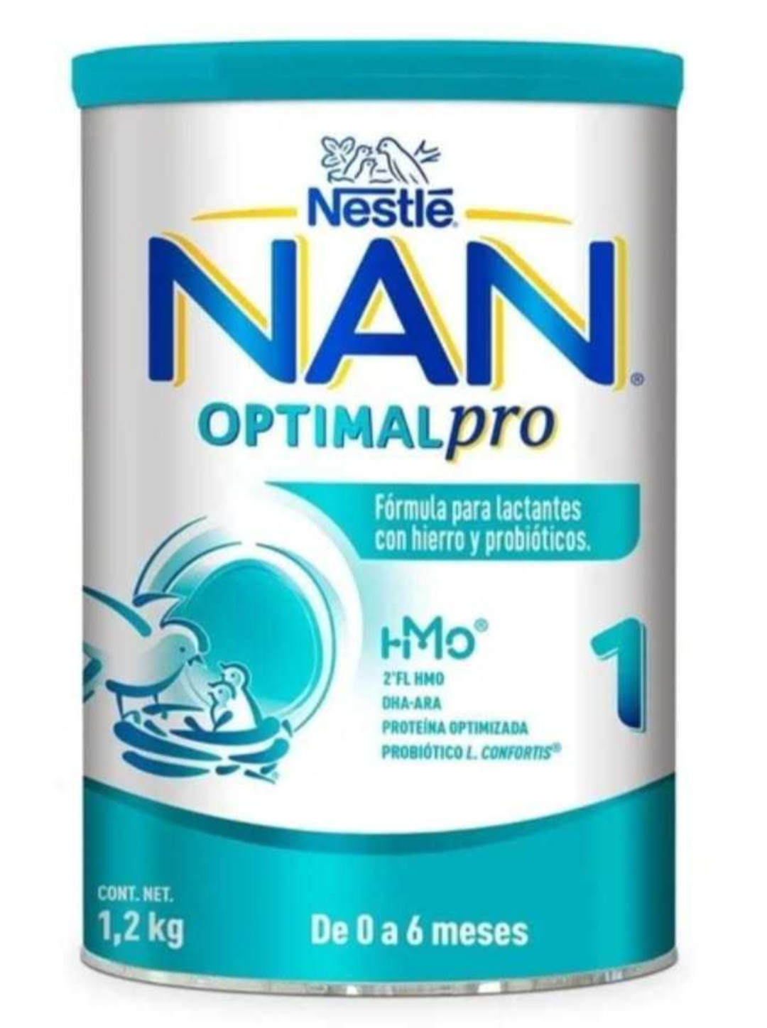NESTLE NAN OPTIPRO 1 - BIG CAN OF 1.2KG (2.6 lbs) EACH - FREE SHIPPING