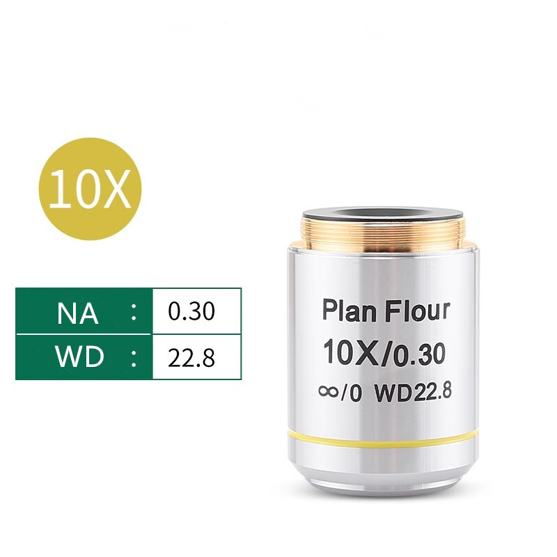 5X/10X/20X/50X/100X Plan Flour Semi-apochromatic Infinity System Objective Lens