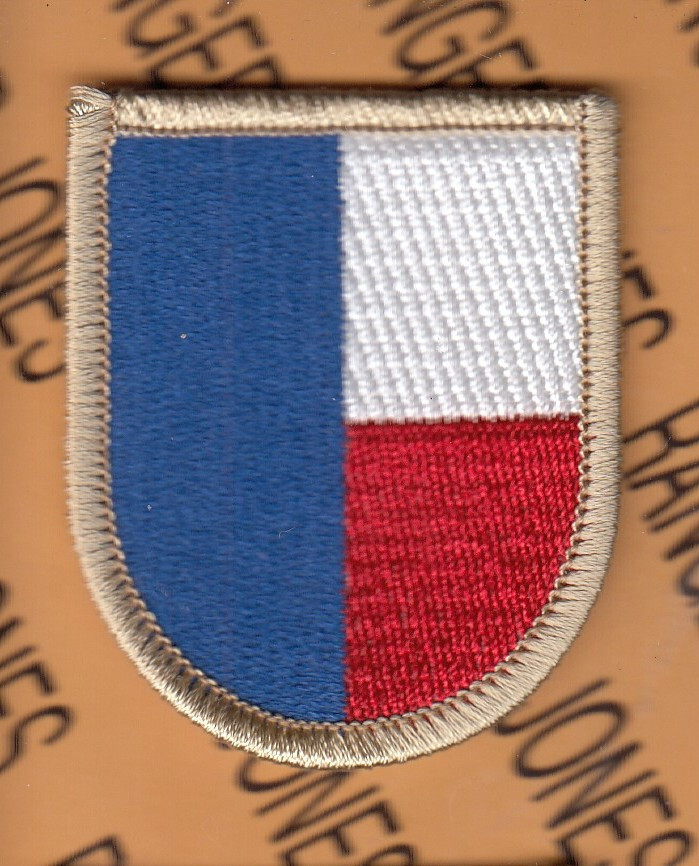 US Army 294th Quartermaster Co. QM Support S&T Airborne beret flash patch m/e