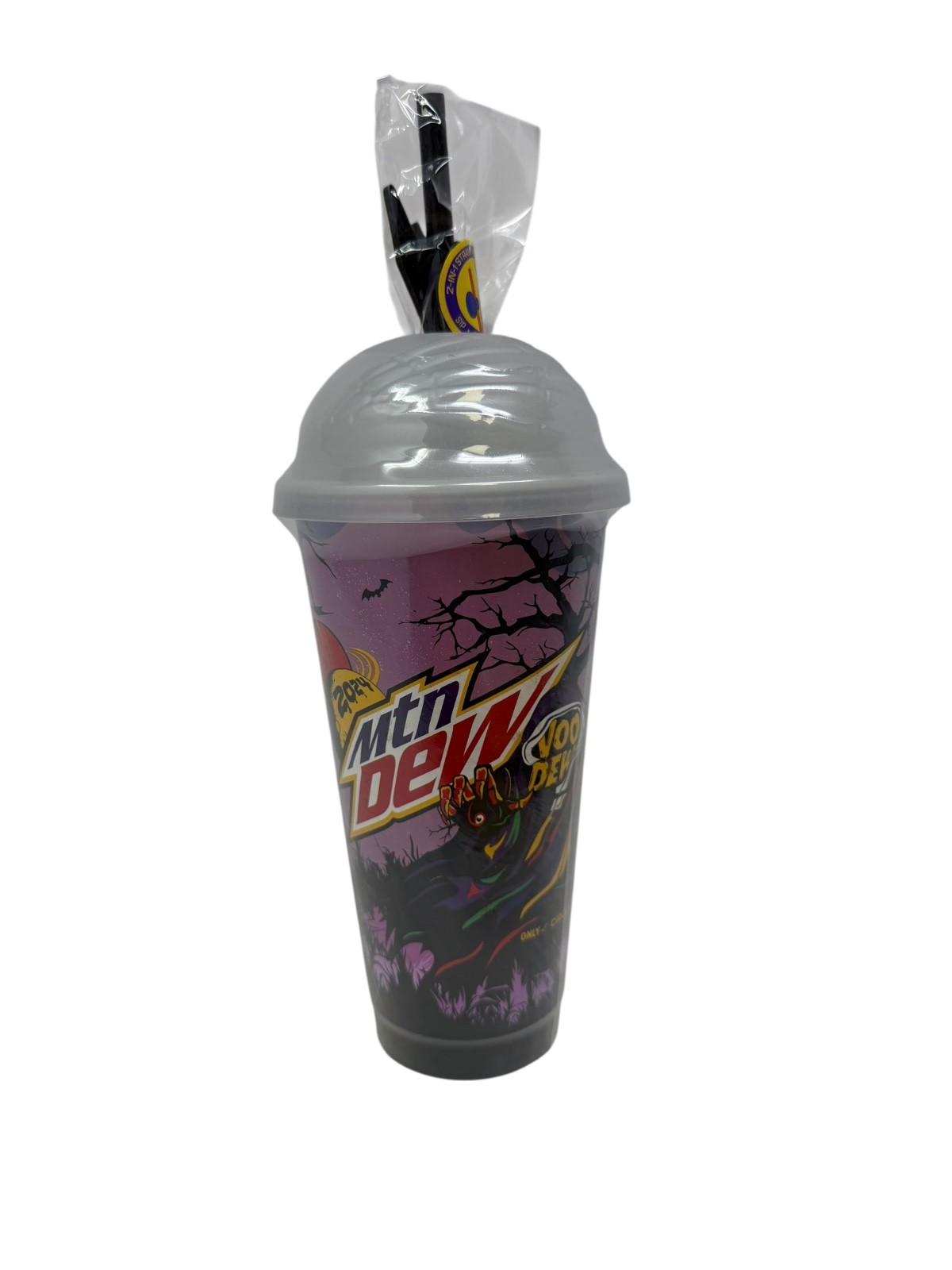 2024 Circle K Exclusive Mountain Dew Voo Dew  Glow Cup New Sealed W/ Straw