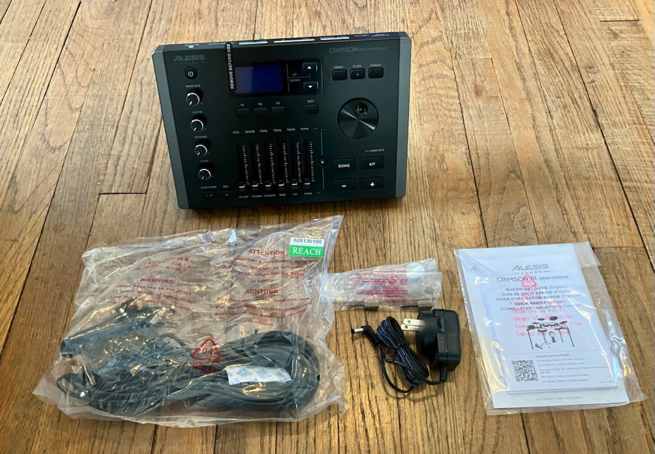 Alesis Crimson III 3 Module w/Snake Cable (Open Box) E-Drums Electronic Brain