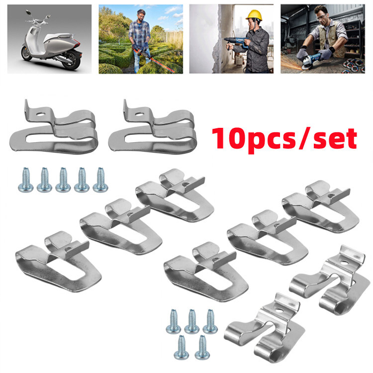 10pcs Belt Clip Hook Impact Driver Drill Clip Replace For Milwaukee Ryobi/Ridgid