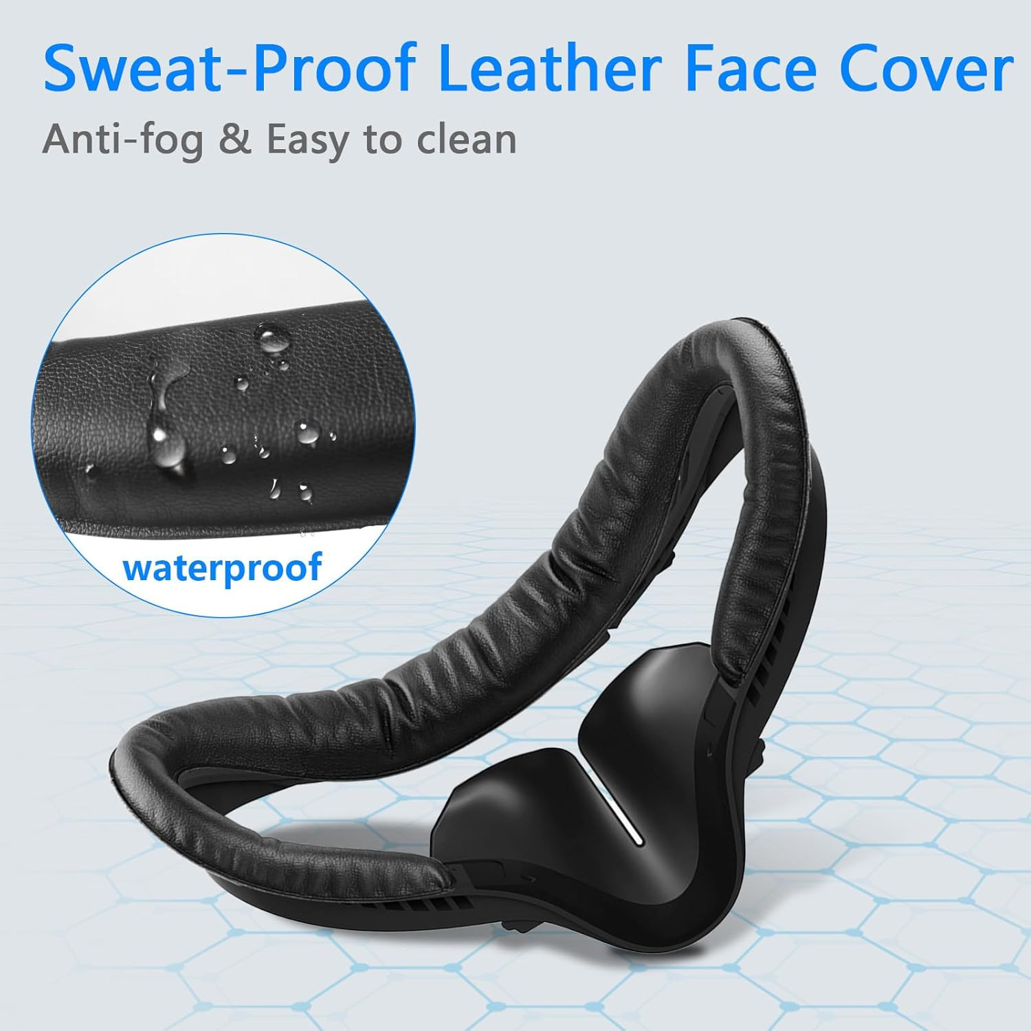 Compatible with Oculus Quest 2 Face Bracket Replacement,Vr PU Leather Face Pad