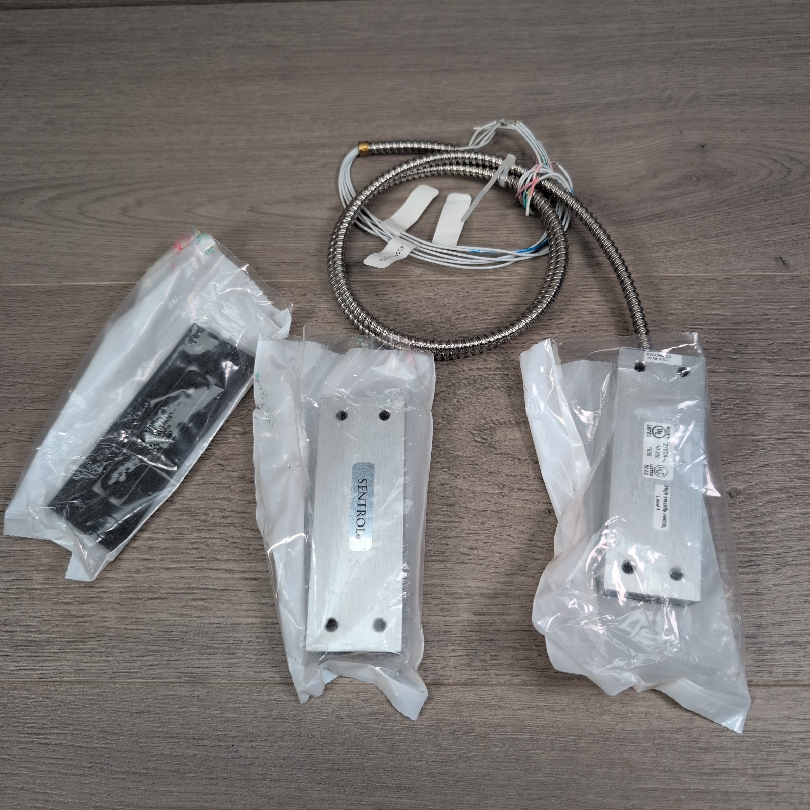 Sentrol 2700 Series 2707A-L  High Security Contacts  w/ Armored Cable