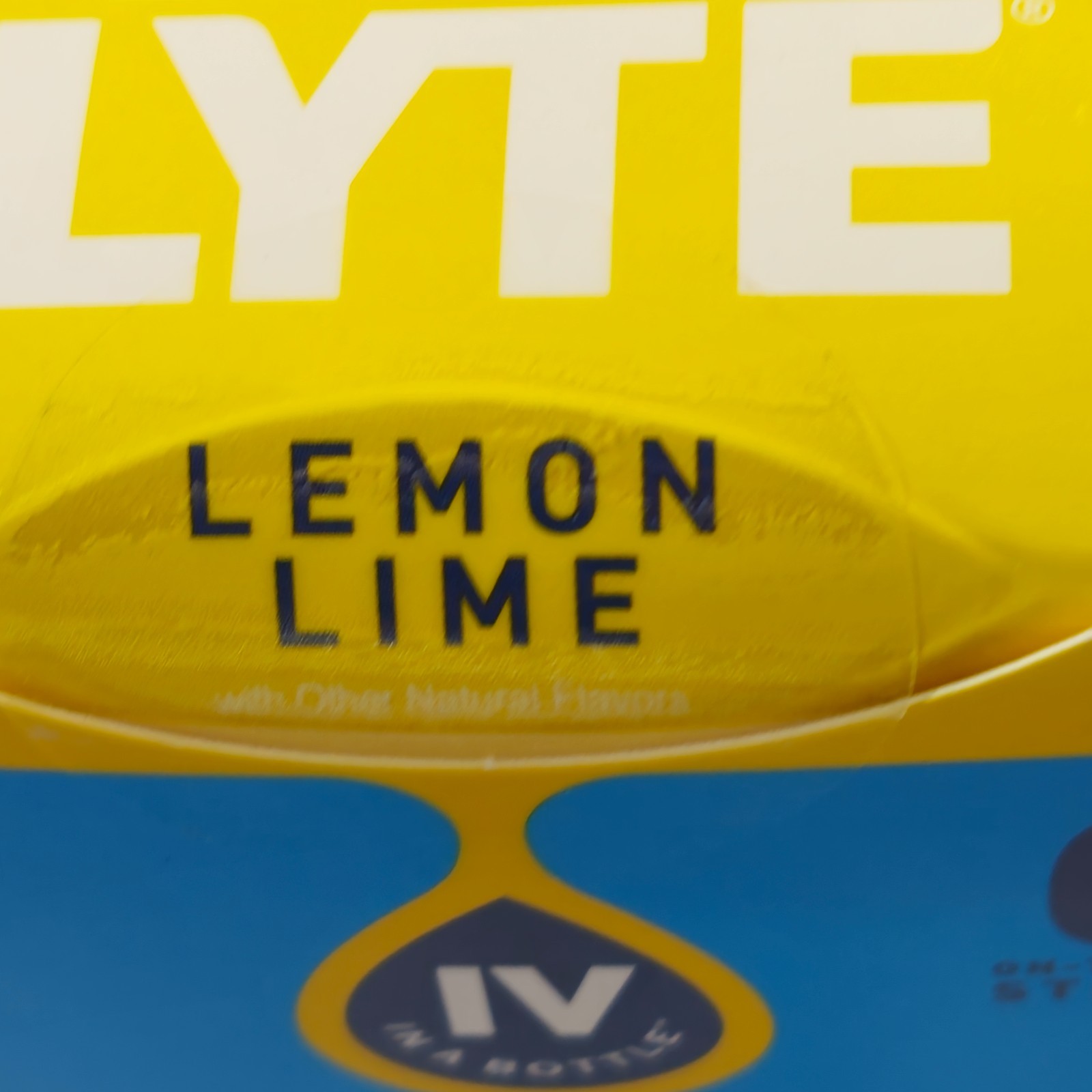 Biolyte electrolyte hydration drink for dehydration yellow lemon lime 6 packs