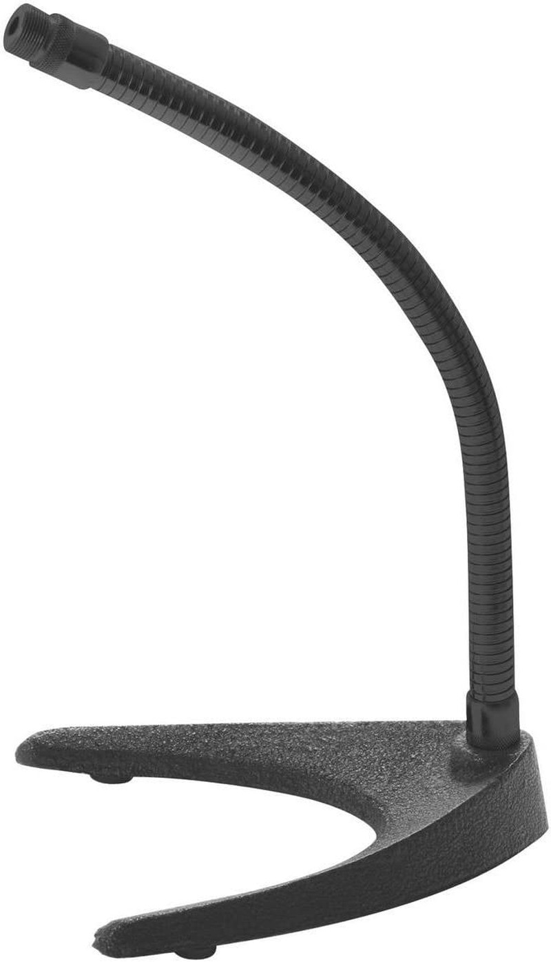 On-Stage DS6213 Desktop Gooseneck Microphone Stand,Black