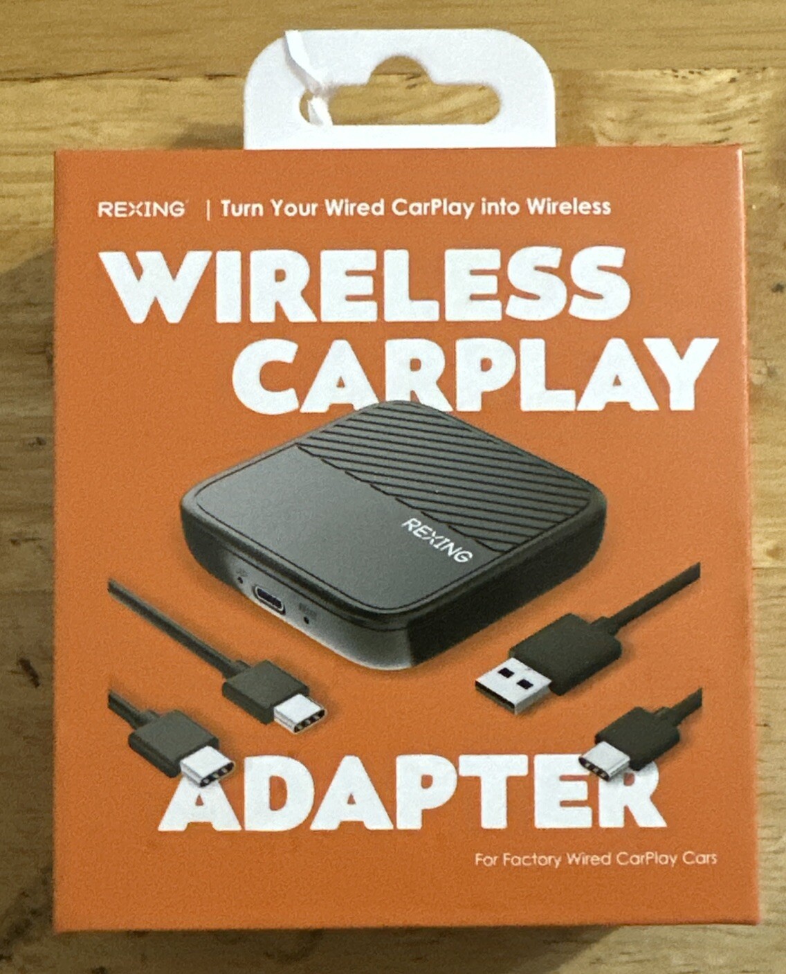 Rexing Wireless Carplay Adapter (BBY-CPW-2)... FREE S&H!