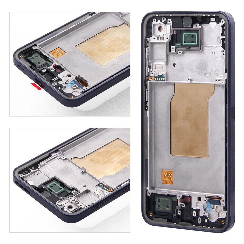 For Samsung Galaxy A35 5G A356 LCD Display Touch Screen Digitizer Assembly Frame