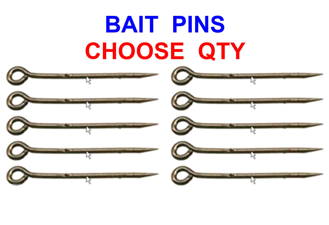 METHOD FEEDER BAIT PINS FOR CARP FISHING HAIR RIGS BOILIE IMITATION MAGGOTS CORN