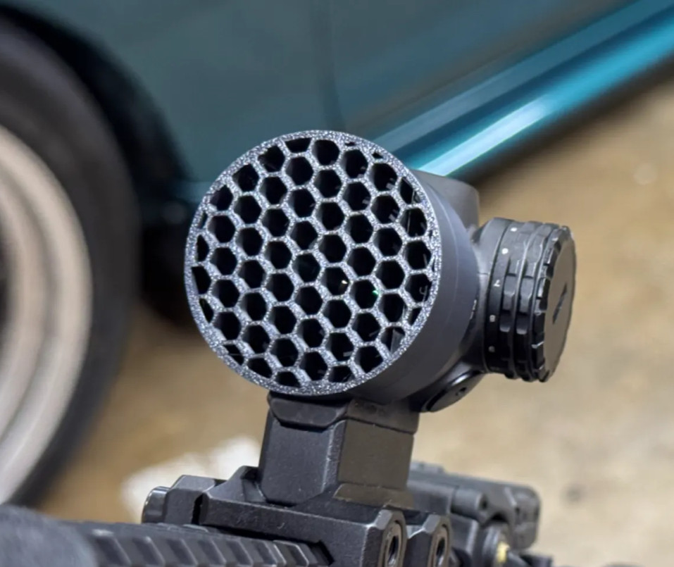 ARD Killflash Lens Protector Cover, BLACK, fits 35mm Primary Arms Prism 1x Scope