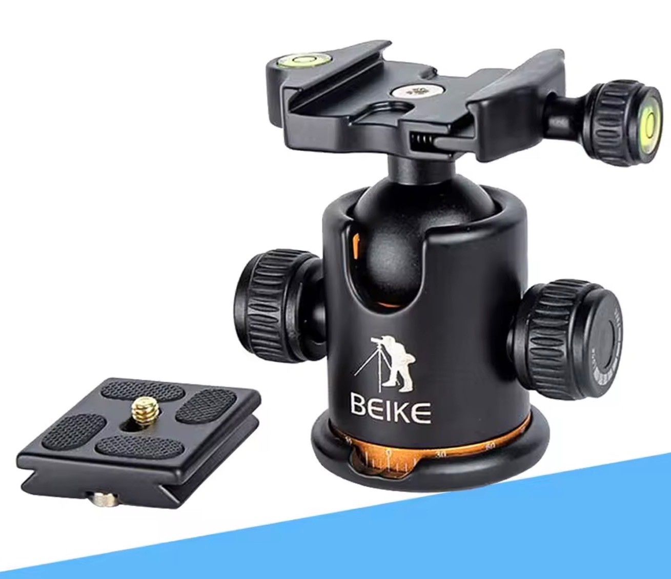 BEIKE Aluminum BK-03 Camera Tripod Ball Head with Quick Release Plate Pro Camera