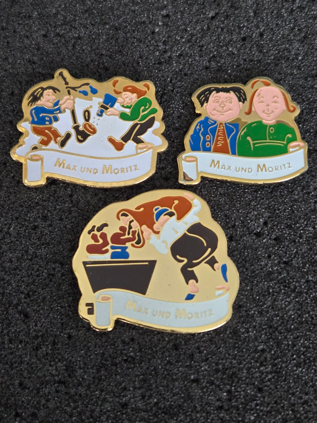 3 Pin Set ➔ Max & Moritz ➔ Pin/Pins *From Collection* 19875