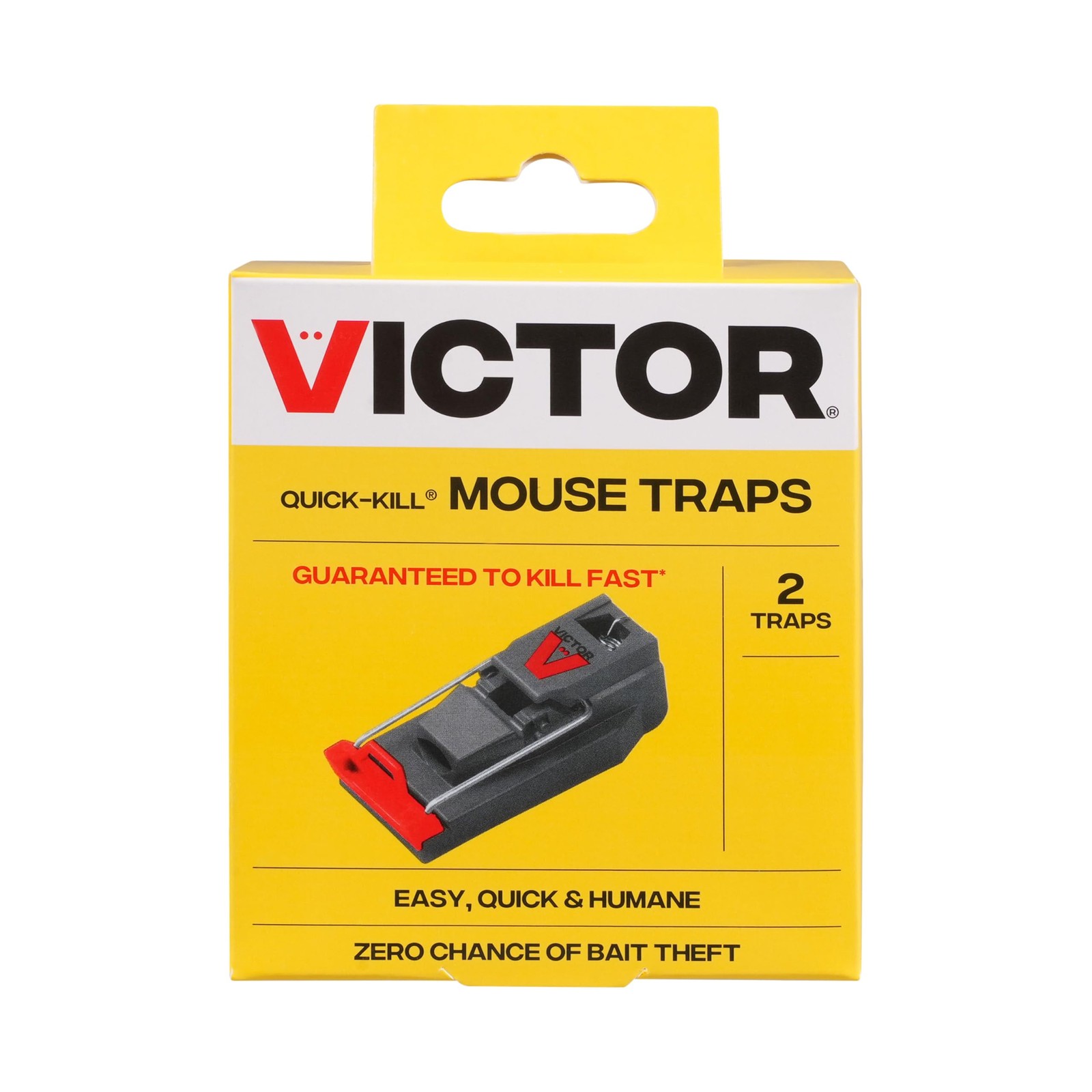 Victor M123Ssr Quick-Kill Easy Set Mouse Trap 6 Reusable Victor Mouse Traps