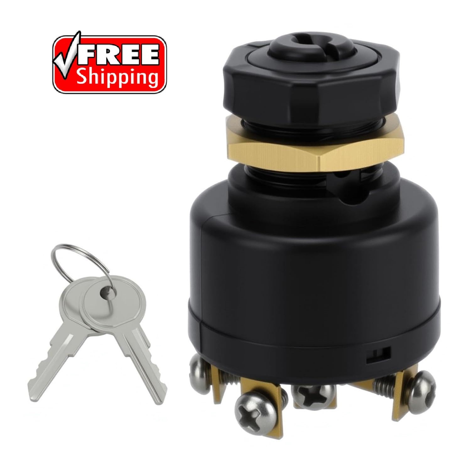 Ignition Starter Switch for Johnson Evinrude Push to Choke Inboard Outboard Boat