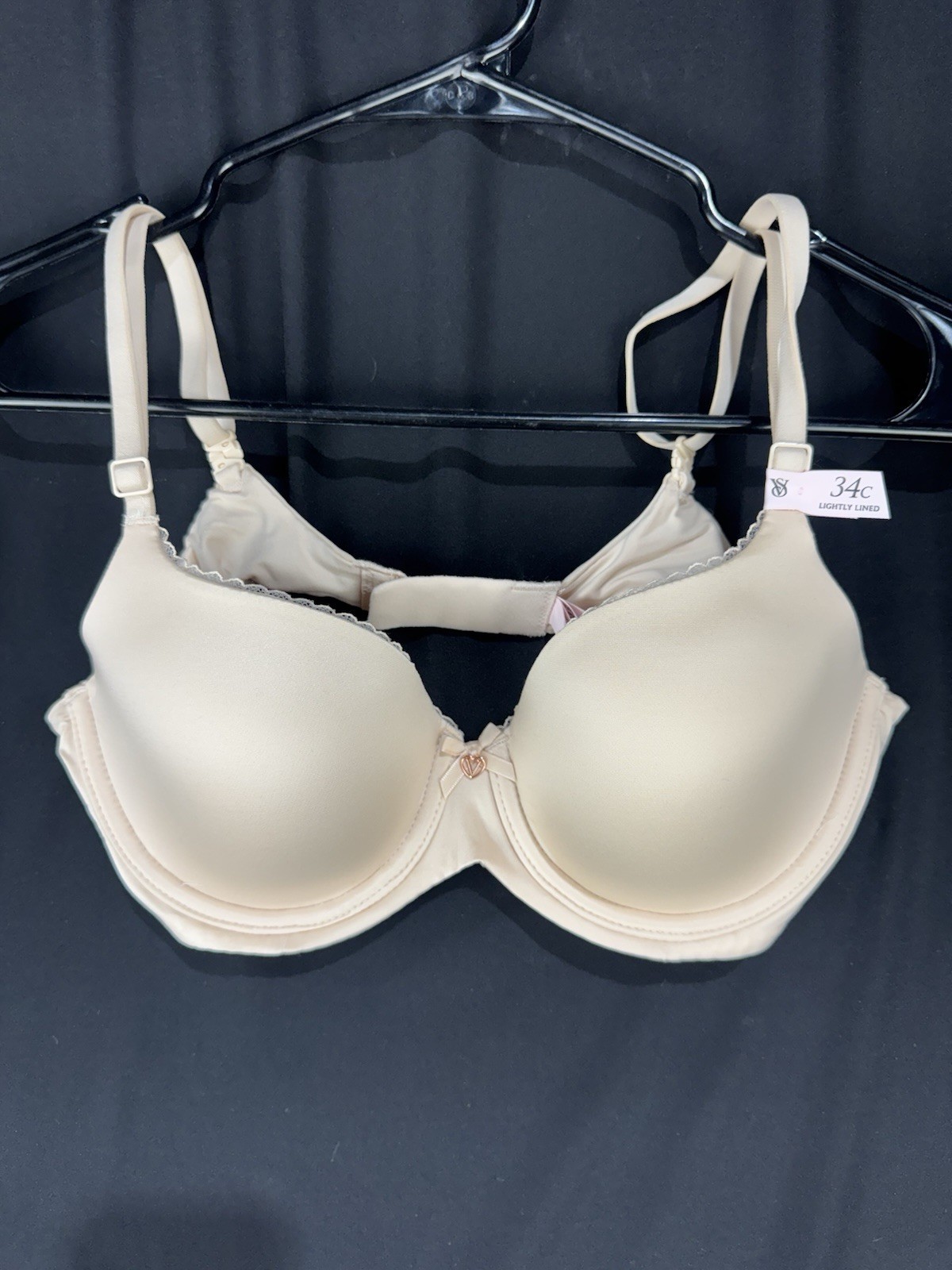 VICTORIA'S SECRET Bra 34C Perfect Coverage Lightly Lined Pink Tan