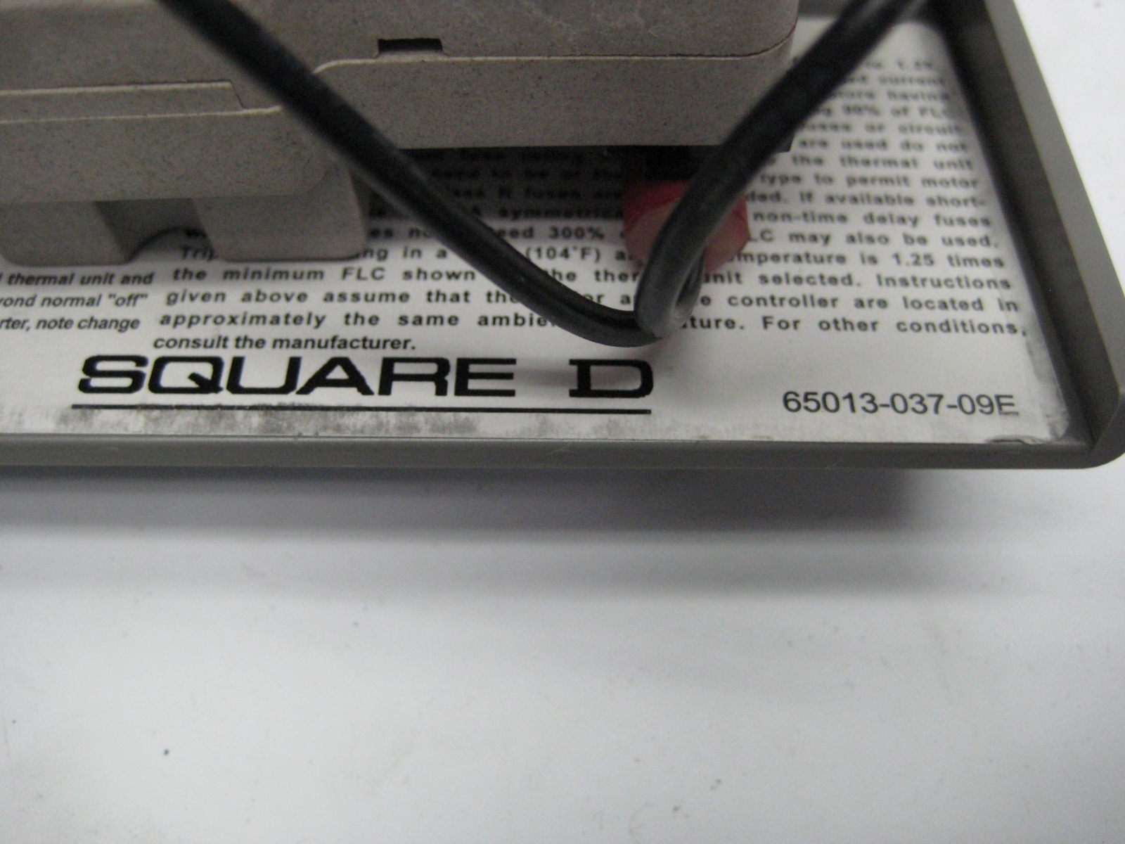 SQUARE D 65013-037-09E STARTER SWITCH NSNP