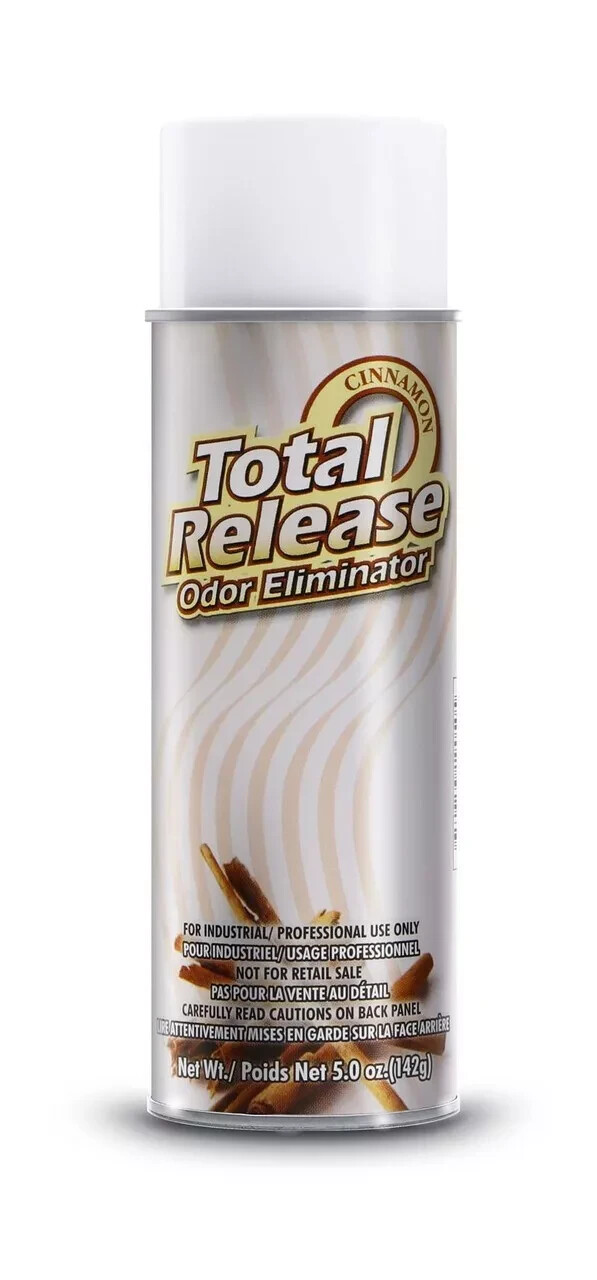 Total Release Odor Eliminator - Cinnamon Scent by Hi-Tech (5 oz Aerosol)