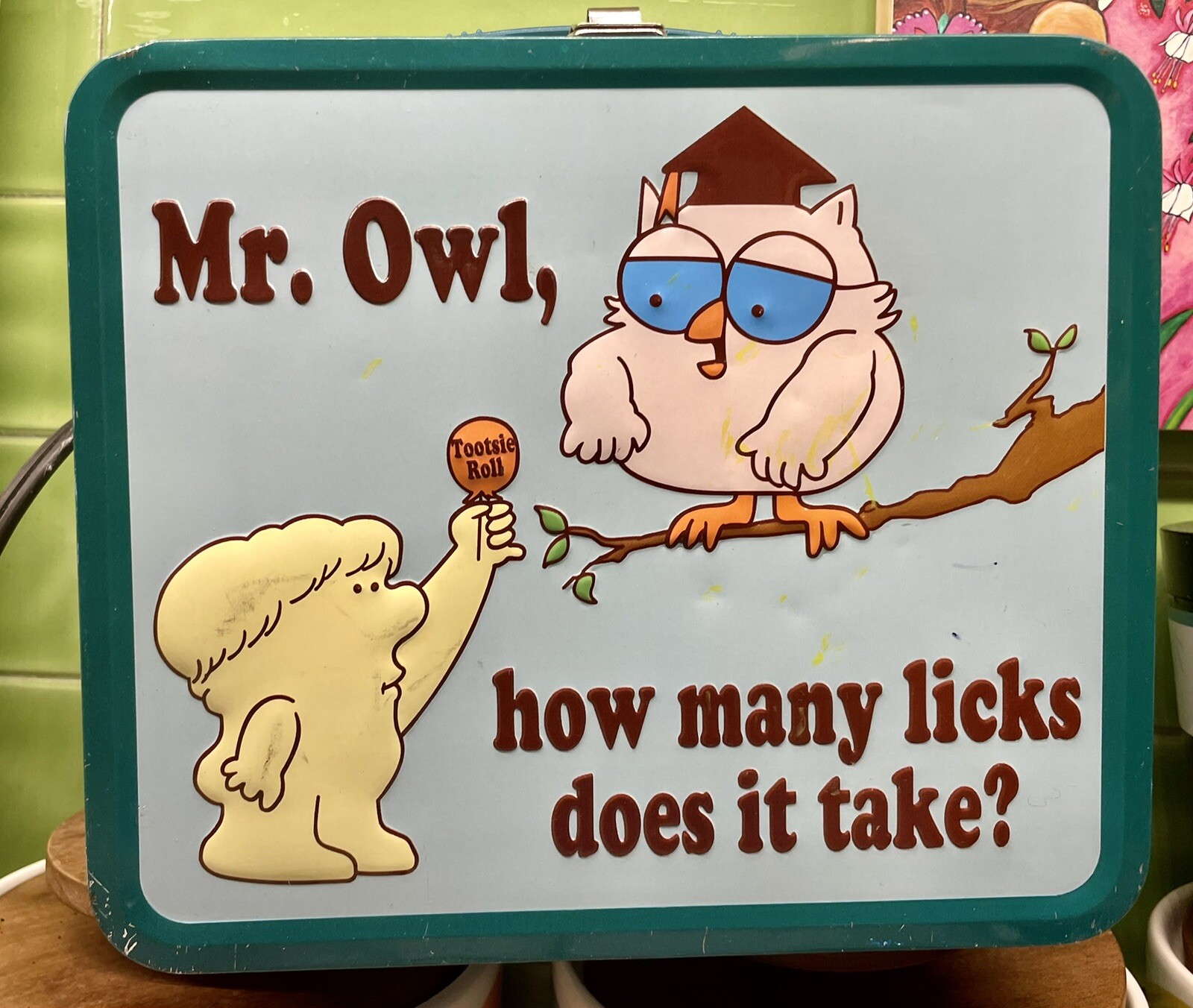 Tootsie Roll Pop 8” Lunchbox"Mr. Owl, How Many Licks Does It Take?" by Loungefly