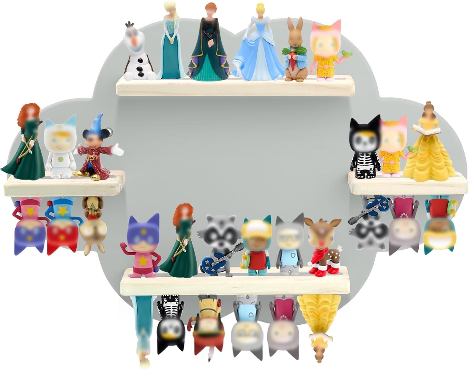 Figures Characters Magnetic Wall Shelf