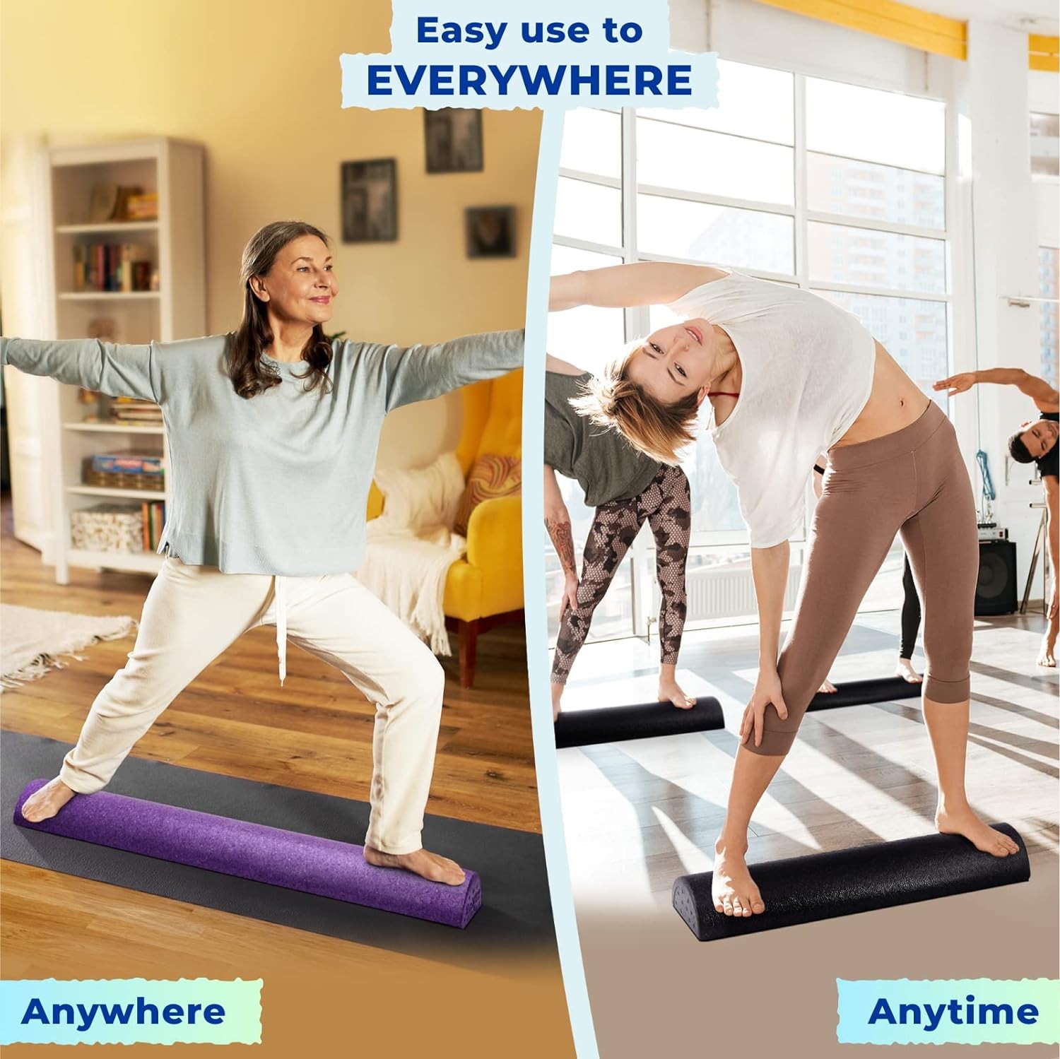 High-Density EPP Half Round Ba Roller Fo, Exercise Fo Roller