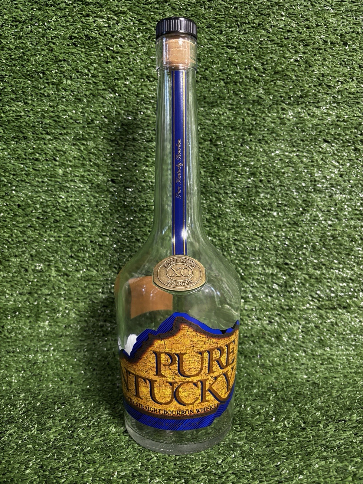 Pure Kentucky Small Batch XO Bourbon Whiskey Decorative Decanter Bottle