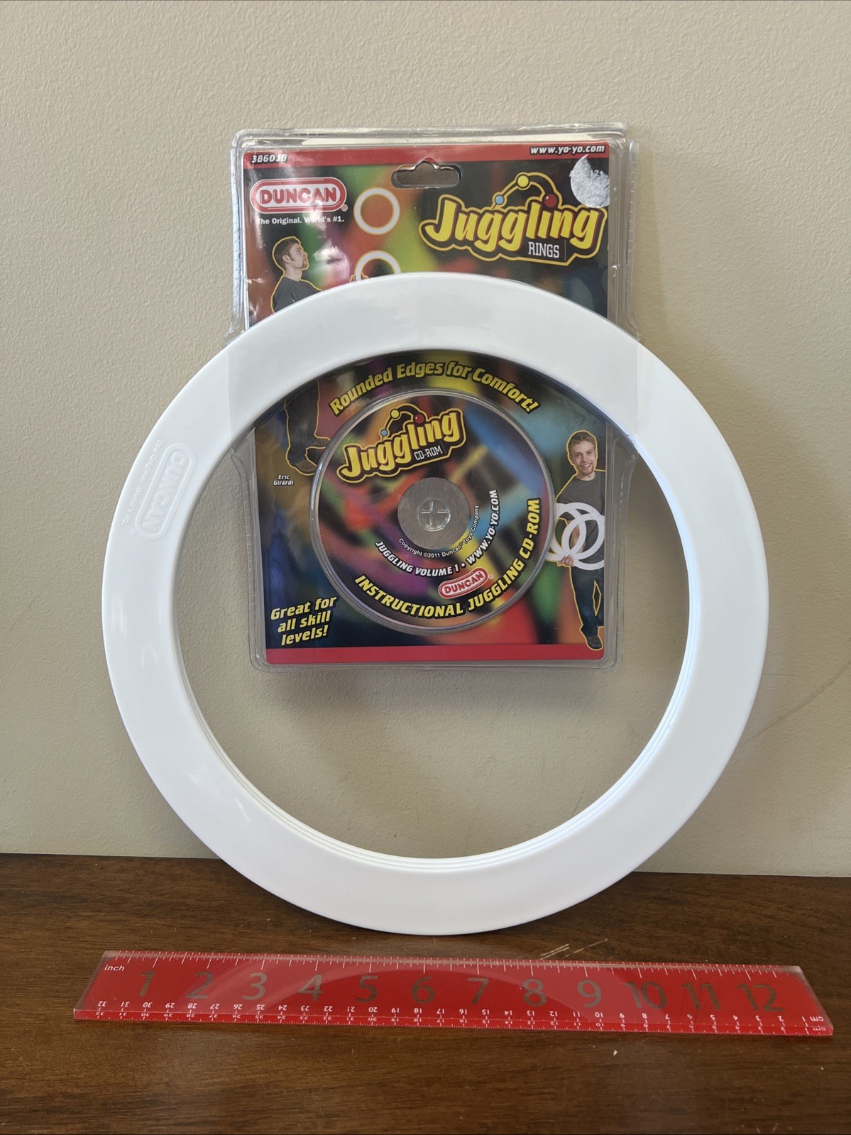 Duncan Juggling Rings with Bonus Instructional CD-ROM Yellow 3 Rings 3860JG