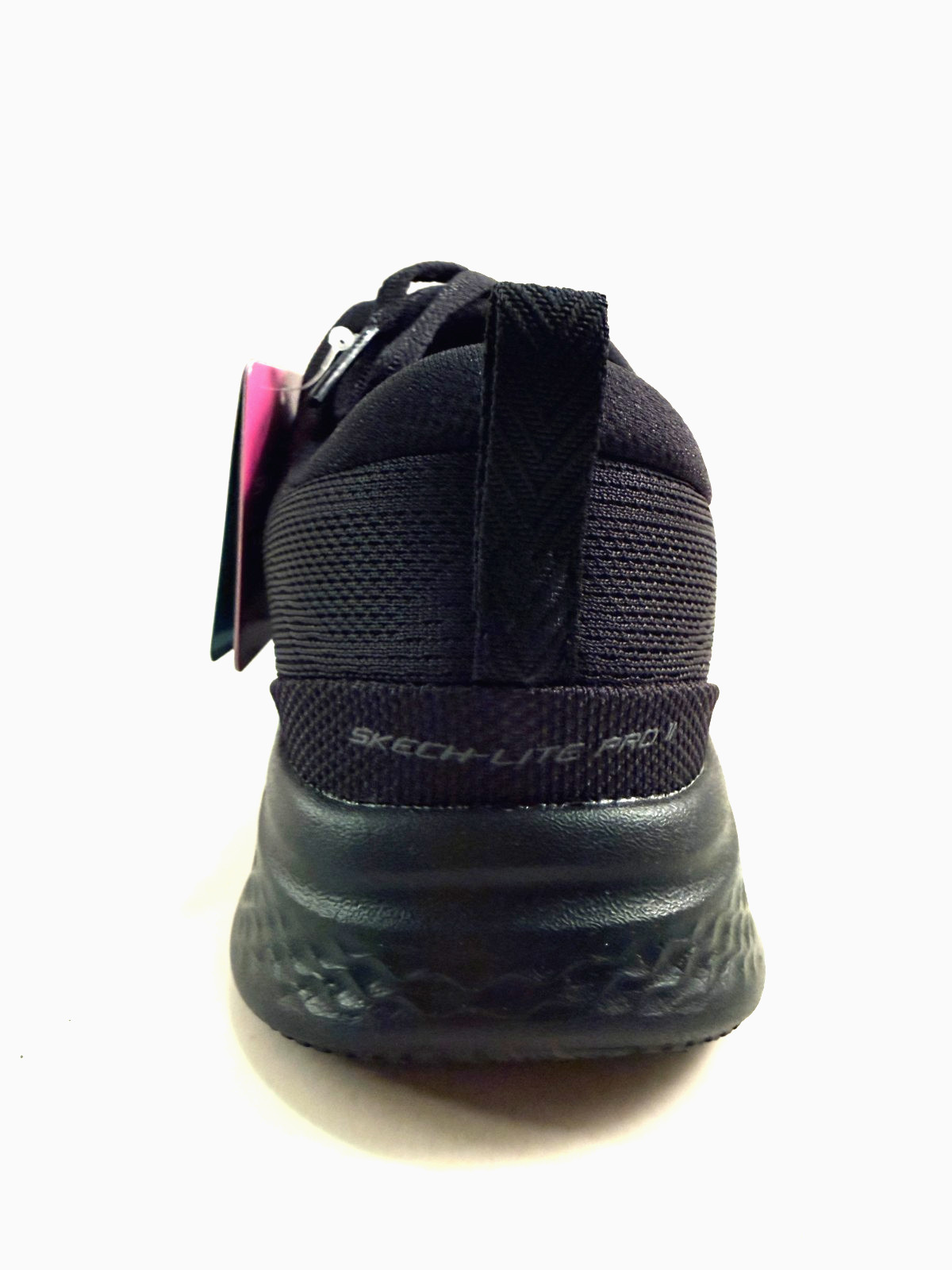 Skechers 150620 Black Air Cooled Memory Foam Lace Up Sneaker