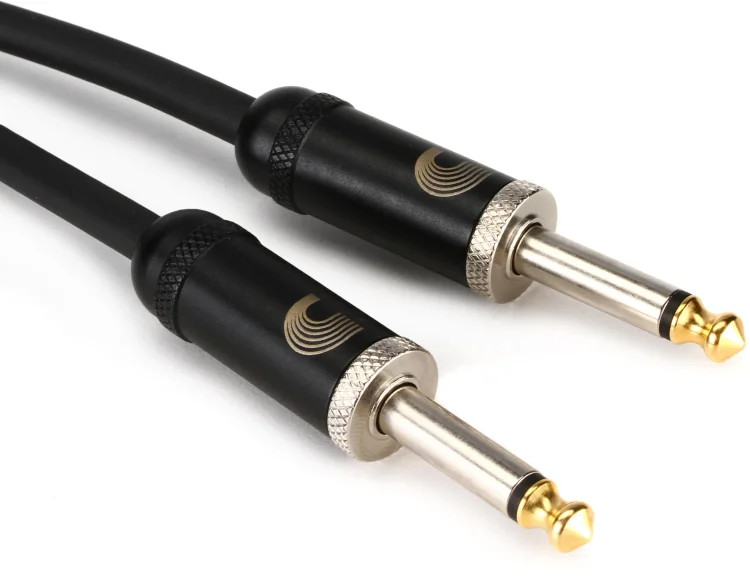 D'Addario PW-AMSG-10 American Stage Instrument Cable - 10' Straight to Straight