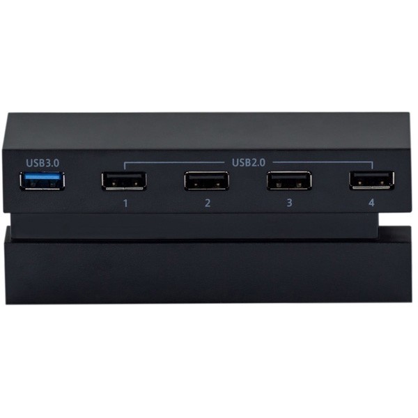Black 5 Port USB 3.0 Hub PS4 Adapter (Original PS4 Only) [i-Con]