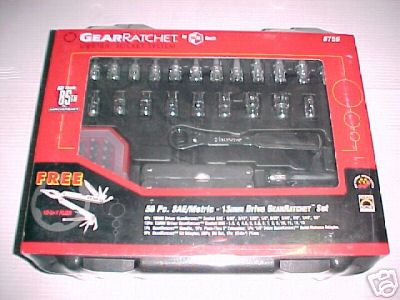 GearRatchet 56pc. Sae/Met 13mmDr.  Set #8756