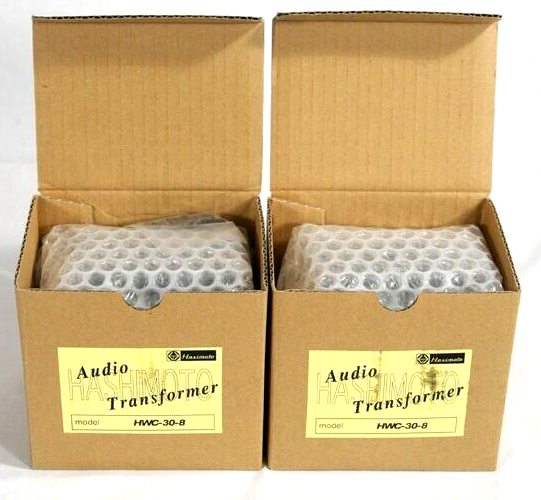 Hashimoto HWC-30-8 2-Pack Set Output Trans 30W Push-Pull Carefully Packaged