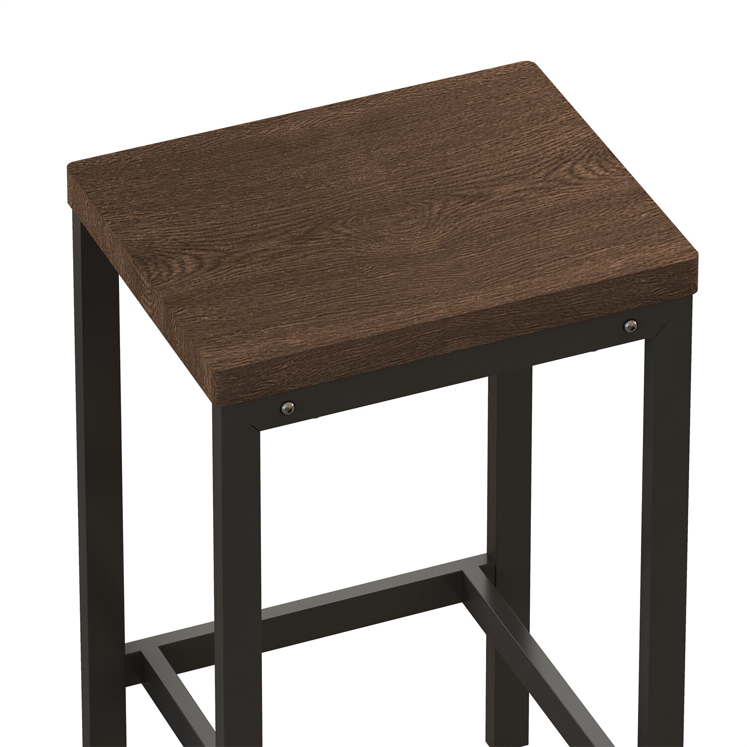 4 Piece Dining Table Set Table with 3 Stools Kitchen Breakfast Furniture US