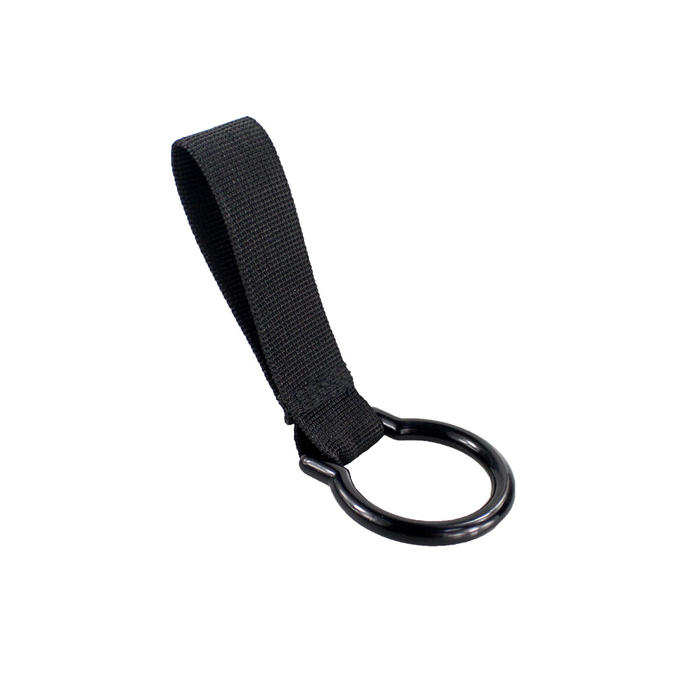 Tactical Outdoor C-Cell Flashlight Holder Black Slide-On Flashlight Ring Holder