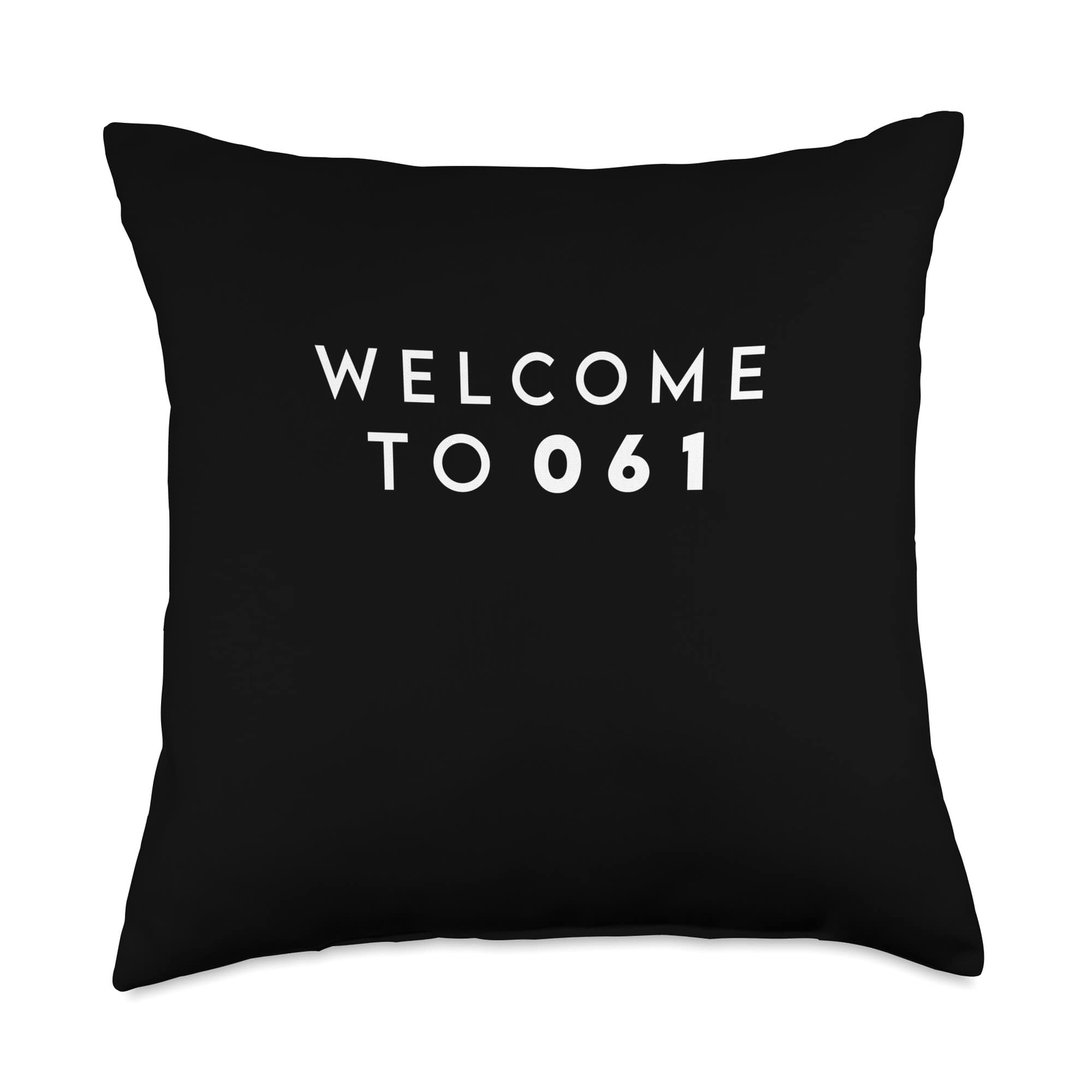 Welcome to 061-Mainz Throw Pillow 18x18 Multicolor