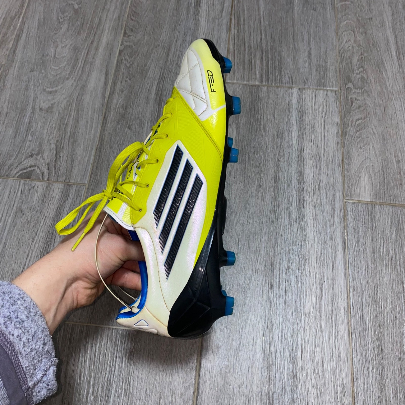 Adidas Adizero F50 FG Elite Leather Soccer Cleats Football Boots US10.5 UK10