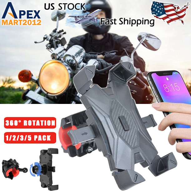 Phone Holder Mount Large Universal Motorcycle Bike Bicycle Handlebar Cell Adjust
