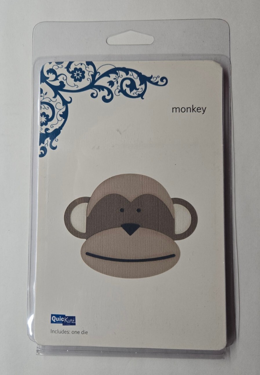 QuicKutz Metal Cutting Die Monkey Design I-I-REV-0116