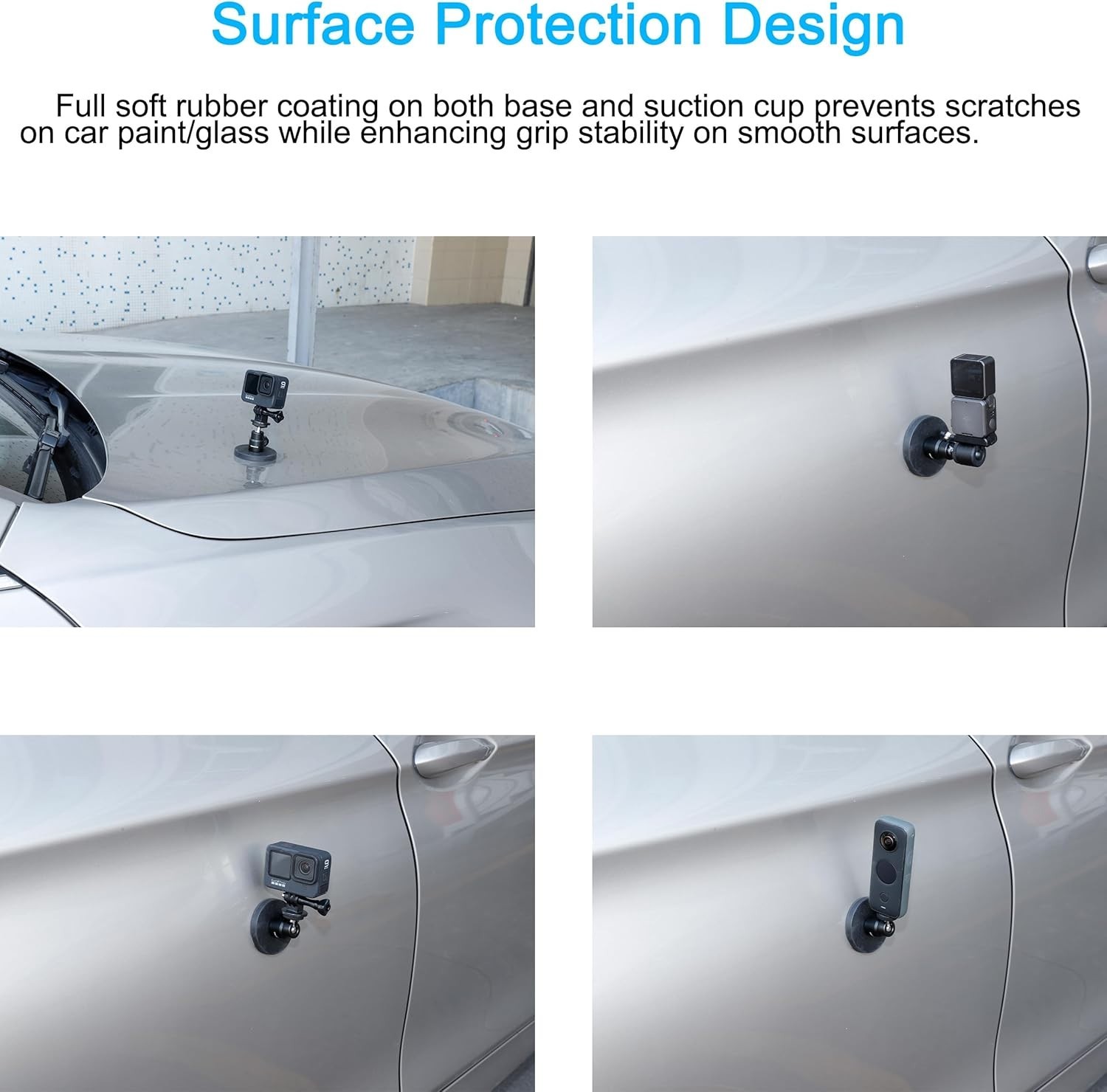 Professional Magnetic Camera Mount with 360° Adjustability – For Action Cameras