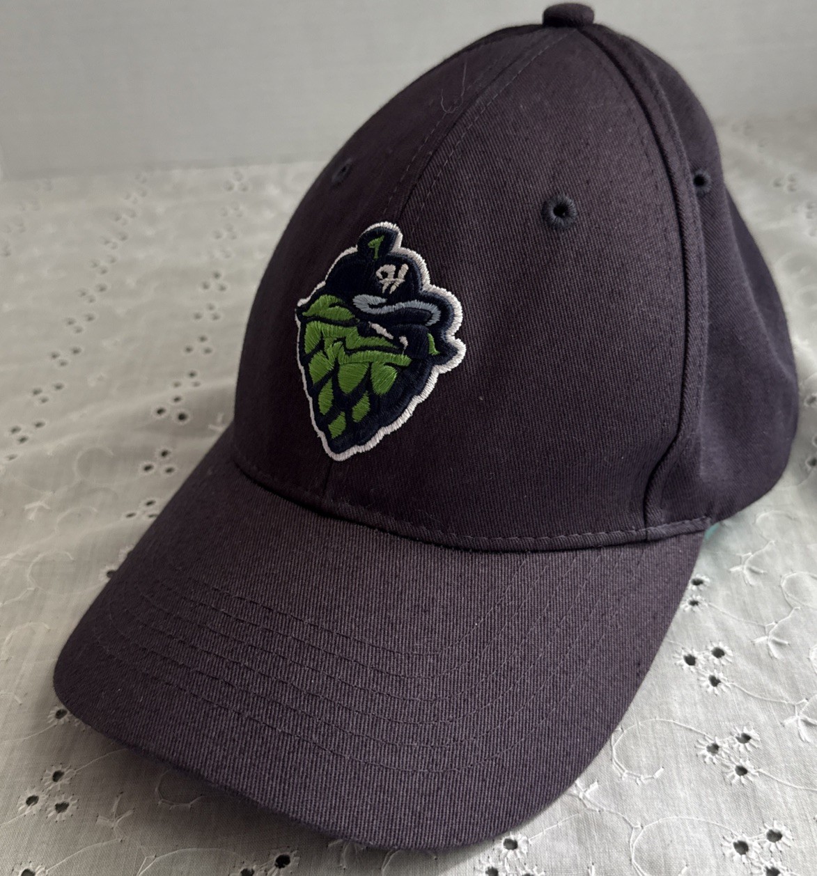 TODDLER SIZE HILLSBORO HOPPS HAT DARK BLUE STRAPBACK ADJUSTABLE VGC   #1