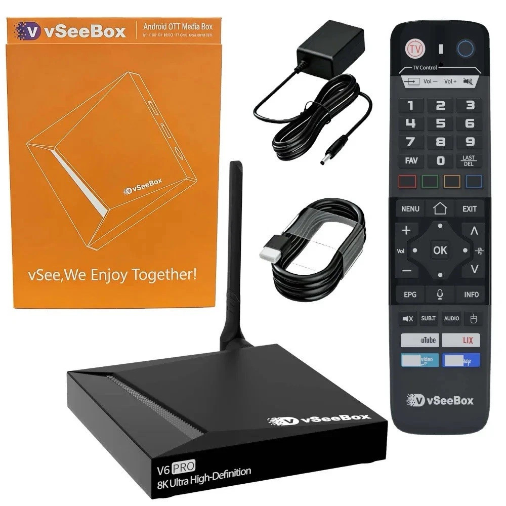 vSeeBox V6 Pro - AUTHORIZED DISTRIBUTOR - FREE SAME DAY SHIPPING