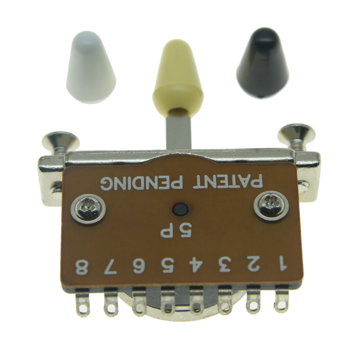 KAISH Die-cast 5 Way Guitar Pickup Selector Switch with 3 Plastic Tip