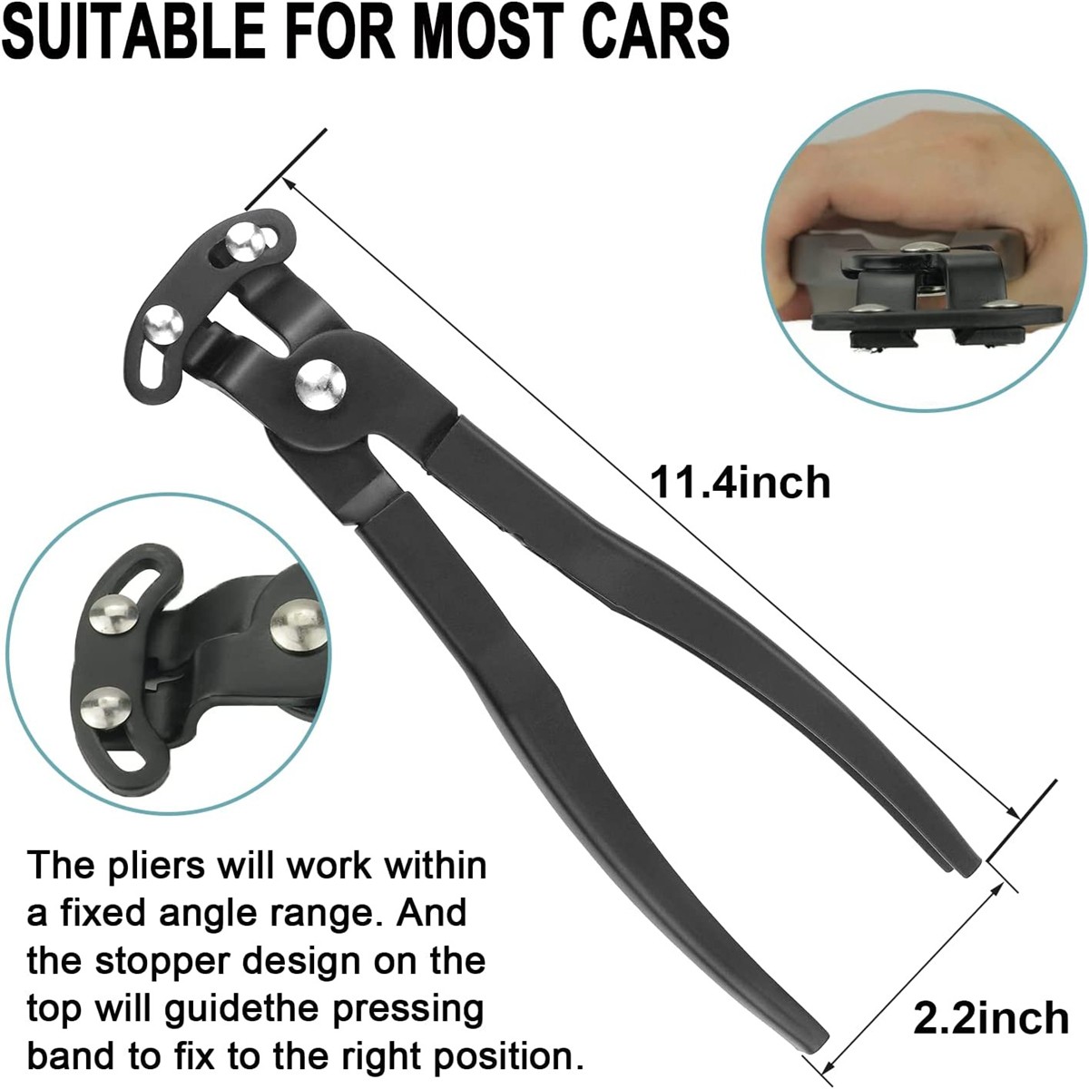 Offset Boot Clamp Pliers 30600 VISVIC