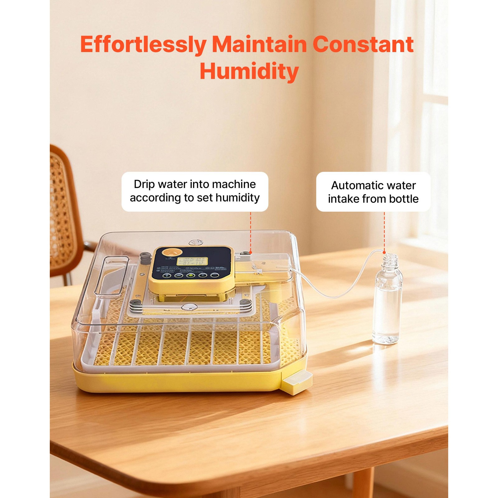 Uimoso 48 Egg Incubator with Auto Turning and Temperature Control System