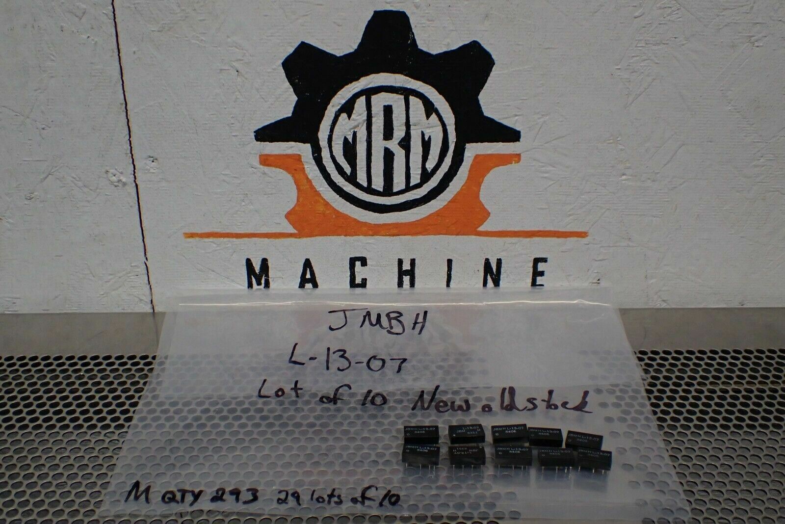 JMBH L-13-07 Relays New Old Stock (Lot of 10) See All Pictures