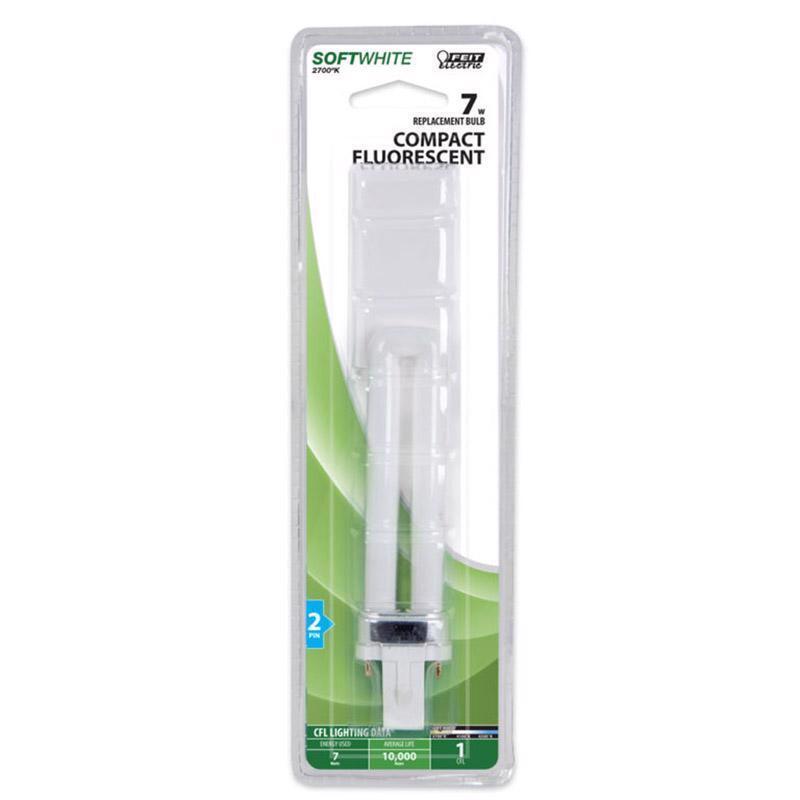 Feit Legacy Bulbs 7 W PL 1.3 in. D X 5.4 in. L CFL Bulb Soft White Compact 2700