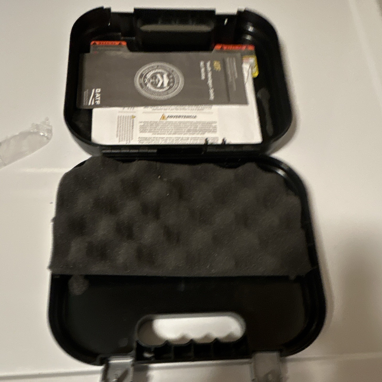 GLOCK 43 OEM Black Hard Plastic Pistol Case w/ Foam Insert BKDH006