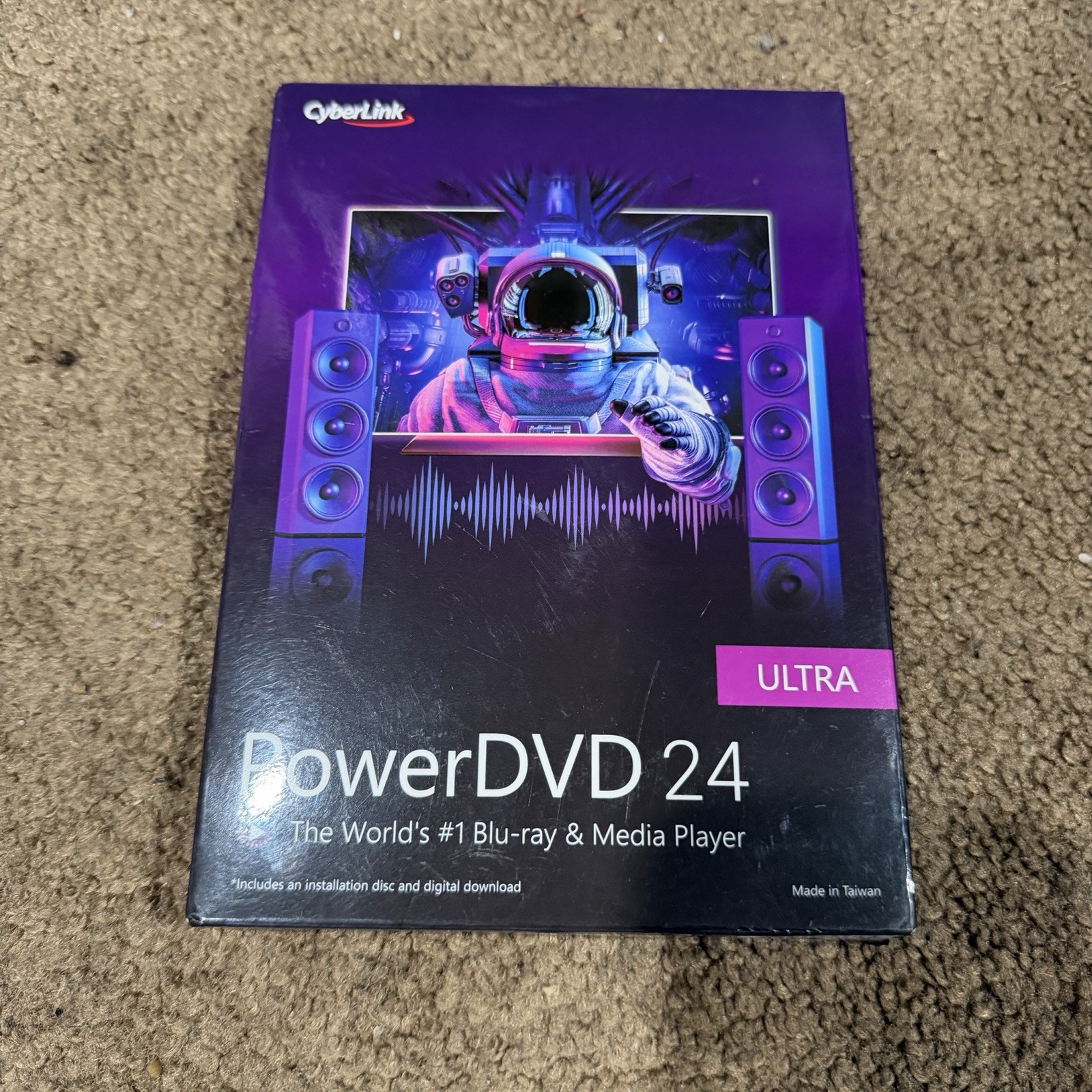 CyberLink PowerDVD 24 Ultra Blu-ray, & Media Player Software Play Virtu